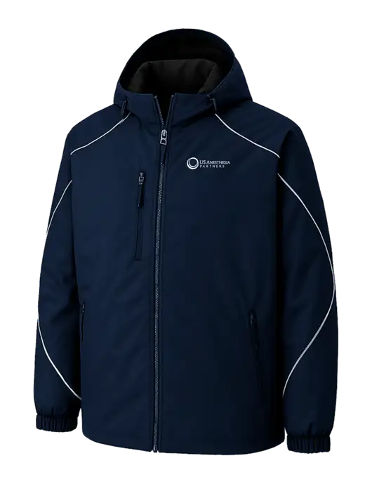 Angle 3-In-1 Dark Navy Jacket with Bonded Fleece Liner w/US Anesthesia Partners Logo, US Anesthesia Partners Logo