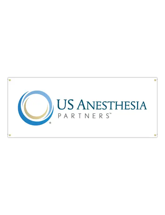 Vinyl Banner 120" x 48" w/US Anesthesia Partners Logo