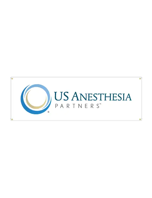 Vinyl Banner 72" x 24"  w/US Anesthesia Partners Logo