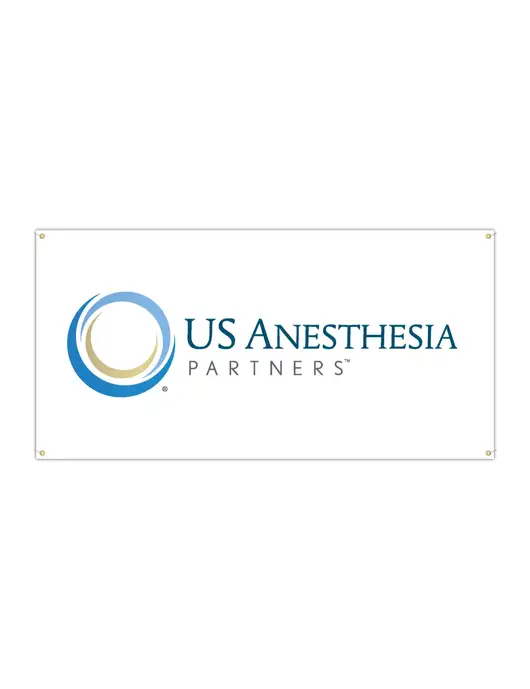 Vinyl Banner 96" x 48" w/US Anesthesia Partners Logo