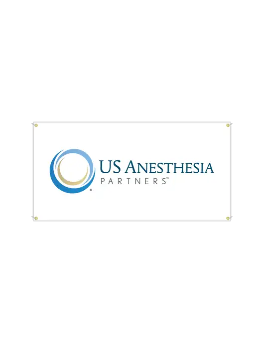 Vinyl Banner 72" x 36"  w/US Anesthesia Partners Logo