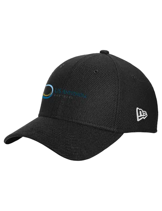 New Era Diamond Era Black Stretch Cap w/US Anesthesia Partners Logo
