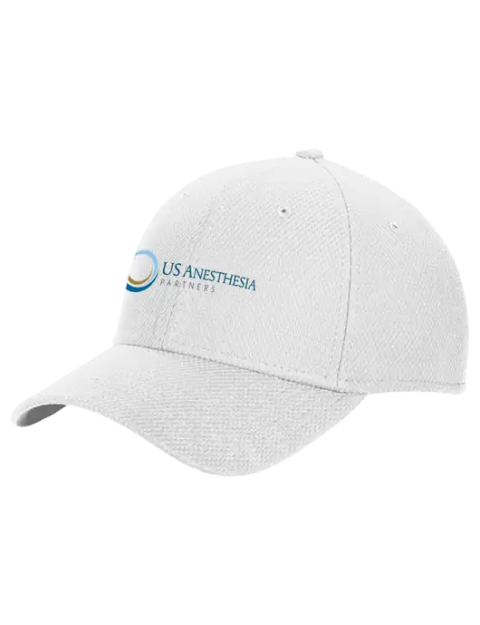 New Era Diamond Era White Stretch Cap w/US Anesthesia Partners Logo