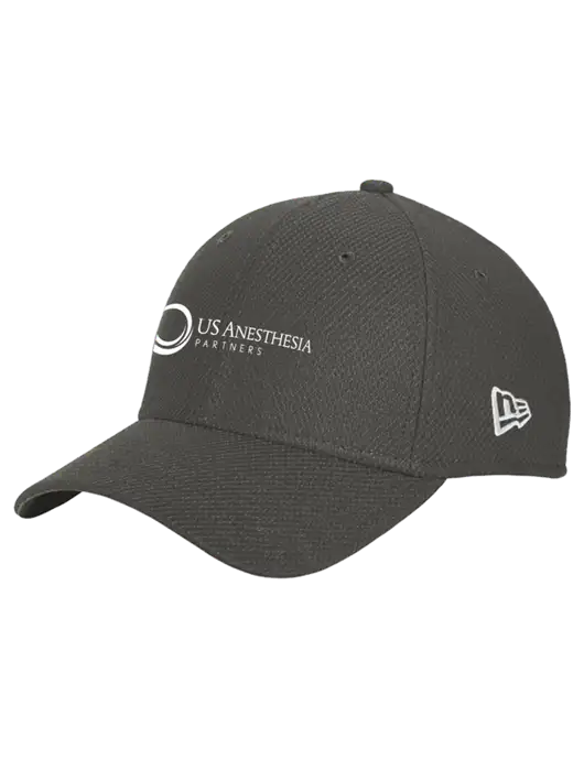 New Era Diamond Era Very Dark Grey Stretch Cap w/US Anesthesia Partners Logo