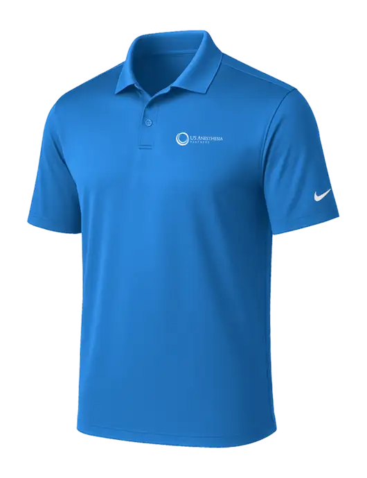 NIKE Light Royal Victory Solid Polo w/US Anesthesia Partners Logo