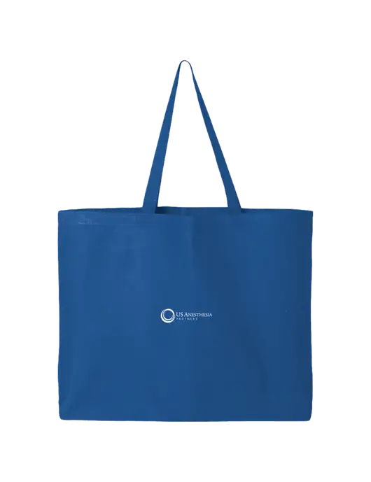 Sturdy Canvas Royal Blue Tote w/US Anesthesia Partners Logo
