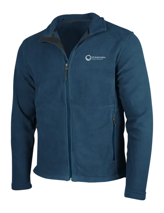 Light Navy Fleece Jacket w/US Anesthesia Partners Logo
