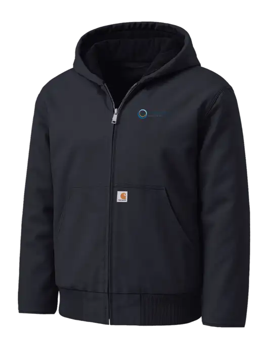Carhartt Washed Duck Active Black Jacket w/US Anesthesia Partners Logo