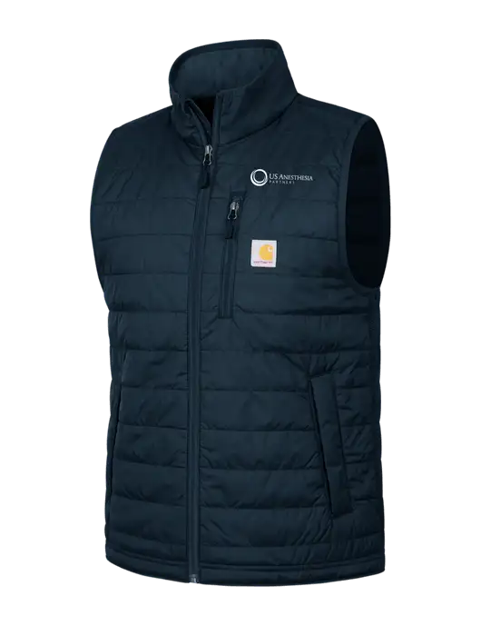 Carhartt Dark Navy Gilliam Vest w/US Anesthesia Partners Logo