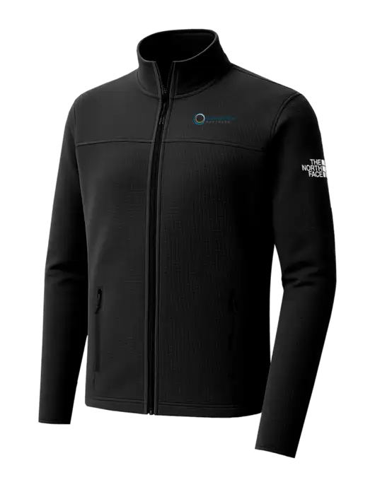 The North Face Aim Full-Zip Black Fleece Jacket w/US Anesthesia Partners Logo