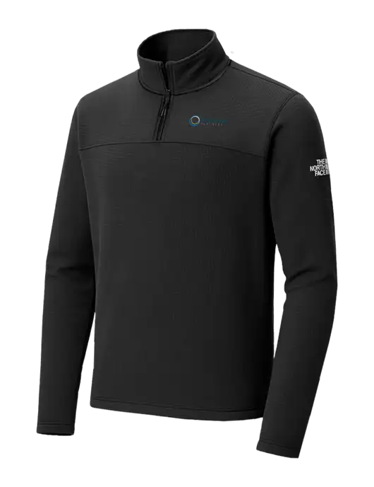 The North Face Aim 1/4-Zip Black Fleece w/US Anesthesia Partners Logo
