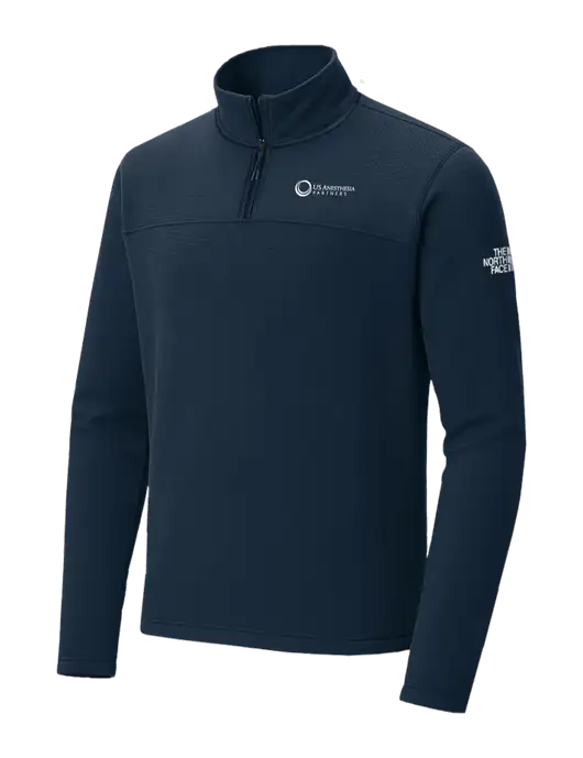 The North Face Aim 1/4-Zip Dark Navy Fleece w/US Anesthesia Partners Logo