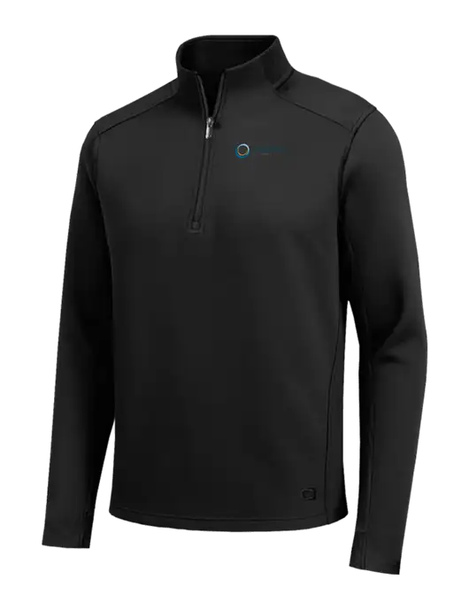 OGIO Transcend Black 1/4-Zip w/US Anesthesia Partners Logo
