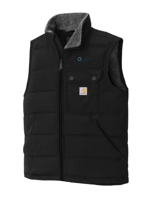Carhartt Montana Black Insulated Vest w/US Anesthesia Partners Logo