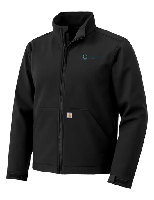 Carhartt Rain Defender Black Soft Shell Jacket w/US Anesthesia Partners Logo