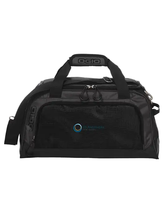 OGIO Breakaway Very Dark Grey/Black Duffel w/US Anesthesia Partners Logo