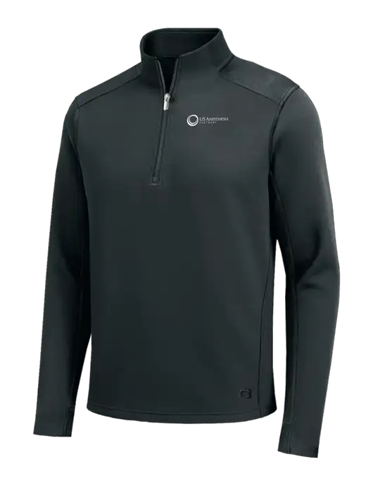OGIO Transcend Very Dark Grey 1/4-Zip w/US Anesthesia Partners Logo