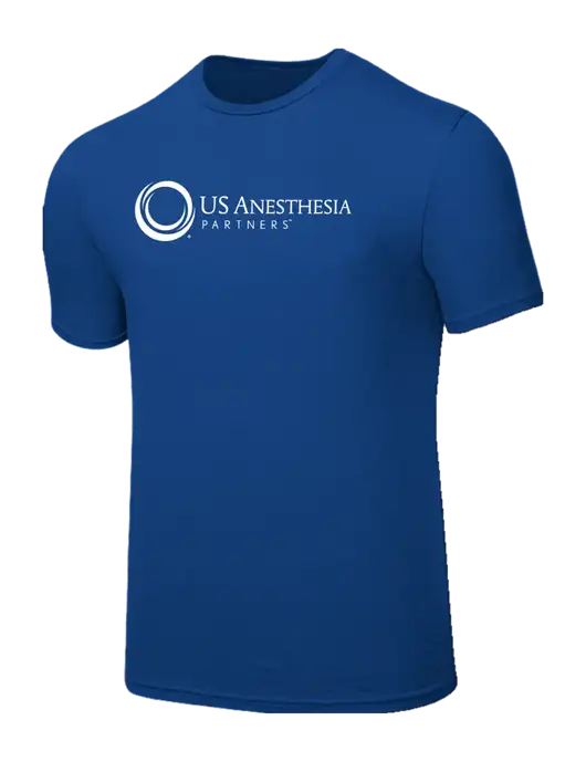 Seriously Soft Royal T-Shirt w/US Anesthesia Partners Logo