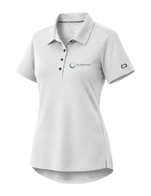 OGIO Womens Envision White Polo w/US Anesthesia Partners Logo