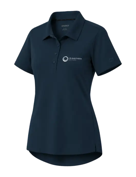 OGIO Womens Envision Dark Navy Polo w/US Anesthesia Partners Logo