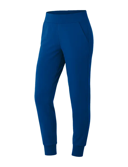 Jaanuu Womens Royal Blue Rubi Ultrasoft Scrub Joggers w/No Logo