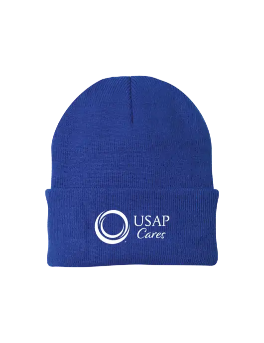 Royal Knit Cap w/USAP Cares Logo