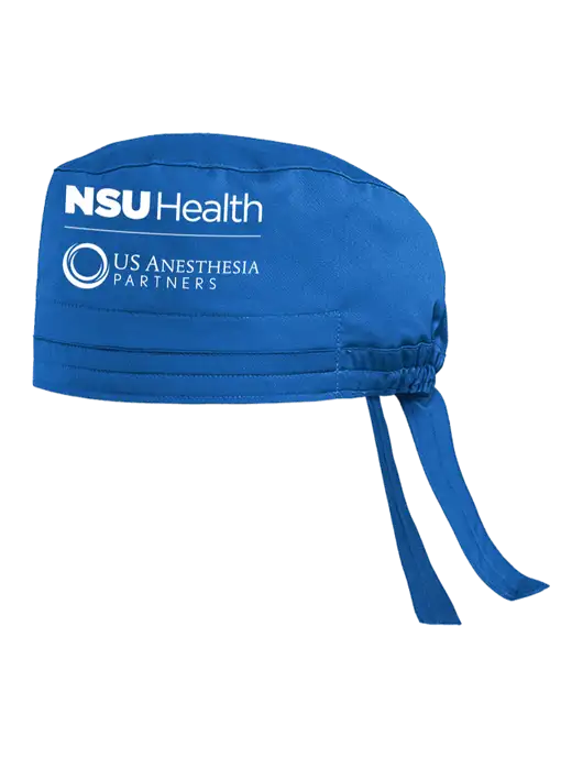 Wink WorkFlex Royal Scrub Cap w/NSU Health/USAP Logo